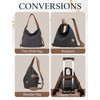 Ausing Large Tote Bag for Women Convertible Backpack Purse with