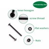 Zmbroll 660Pcs M2 Button Head Hex Socket Cap Screws Fully