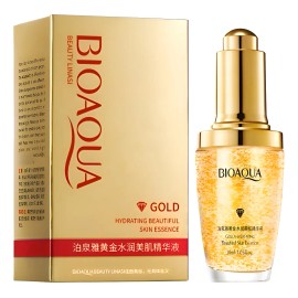 Bioaqua 24k Suero Antiarrugas Antiedad Gold Essence Colágeno Todo Tipo Piel