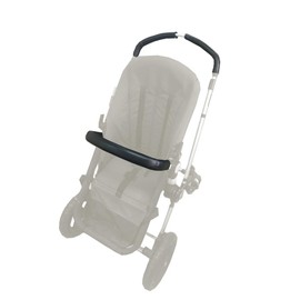 PROTEC TIF Protective covers made of faux leather pack compatible with Bugaboo Cameleon 1 and 2, for the push bar handle and carry handle, over the rubber to fit