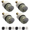 liuch-662 4Sets For Delta RP25513 W/ RP4993 Seat/Spring Faucet Stem