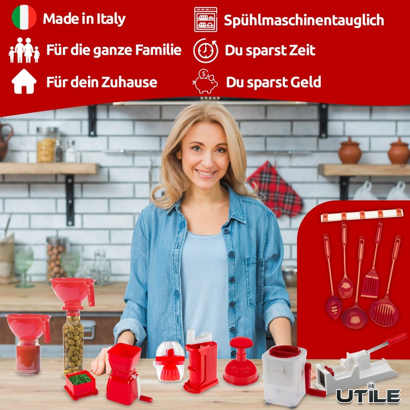 UTiLE: 2 in 1 Slush Machine & Orange Press -