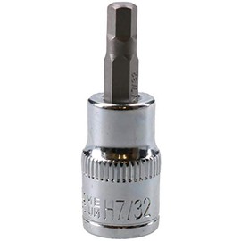 7/32" Hex Key Socket/Bit 3/8" Drive Imperial AF SAE 6 Sided Allen Key 48mm Cr-V