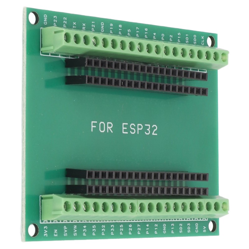 2Pcs ESP32 Breakout Board 38 Pin 2 in 1 Dual