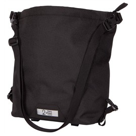 Two Wheel Gear Mini Handlebar Bag - Water Resistant Bag with Shoulder Straps Included, 3L Black