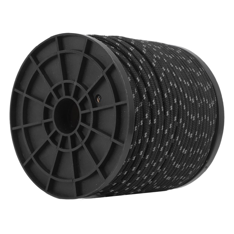 Reflective Camping Rope Texture Weaving 164ft 4mm Polyester Parachute Cord