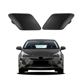 Car Front Bumper Tow Hook Cover Compatible with Toyota Prius 2016 2017 2018 Trailer Cover Cap 52128-47050 52128-47906 Small Lid Towing Eye Cap Unpainted