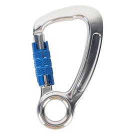 Climbing Carabiner Auto Lock Safe Large Opening 30KN Captive Eye Carabiner for Mountaineering High Altitude Work