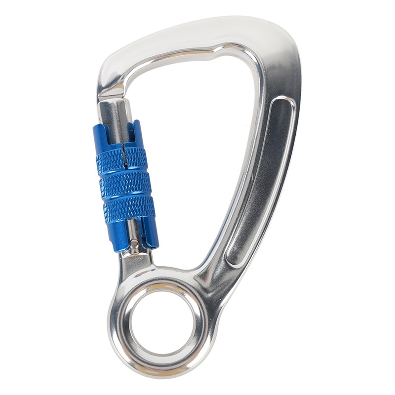 Climbing Carabiner Auto Lock Safe Large Opening 30KN Captive Eye