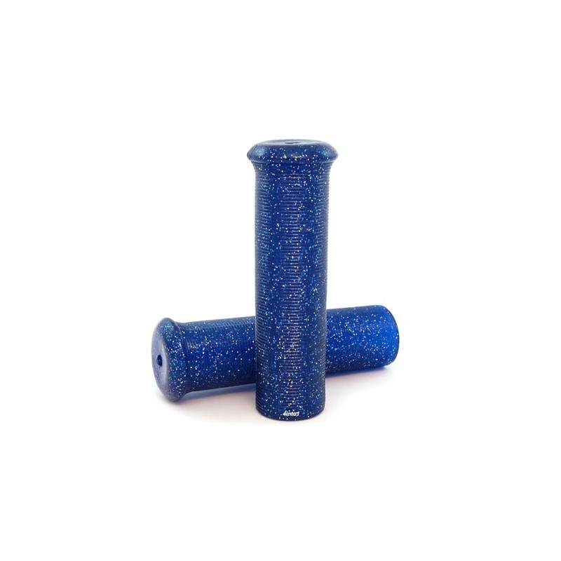 Stardust Metal Flake Sparkle - Motorcycle Grips - Blue -