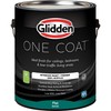 Glidden One Coat 1 gal. Night Watch/Green Flat Interior Paint