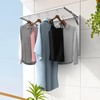 2 Pcs Wall Mount Clothes Drying Rack 26 X 31.5