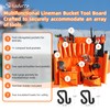 SERABETTO Lineman Tool Board and Apron, Bucket Truck Tools Organizer
