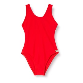 Haute Pression Girls Swimming Costume, red