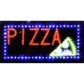 E-ONSALE LED Neon Light Pizza Sign for Business (Pizza L14)