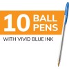 BIC Cristal Xtra Smooth Ballpoint Pen, Medium Point (1.0mm), Blue,