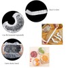 Plastic Bowls Cups Covers, 100 Pieces Plastic Food Cover, Food