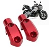 1 Pair Motorcycle Mirror Mount M10 X 1.25 Clockwise Thread