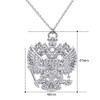 GuDeKe Russian Double Headed Eagle Necklace Emblem of Russia Pendant