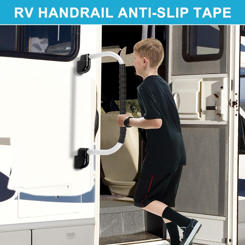 2Pcs Camper Handle Grip, RV Handrail Replacement, Easy Install RV
