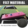 Keoholi 2 Packs Cornhole Mats 5 x 8 Ft Felt