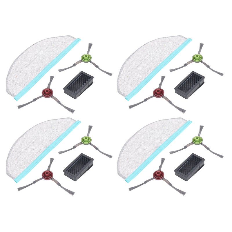 Vacuum Cleaner Side Brush Filter Mop Cloth Set for Yeedi