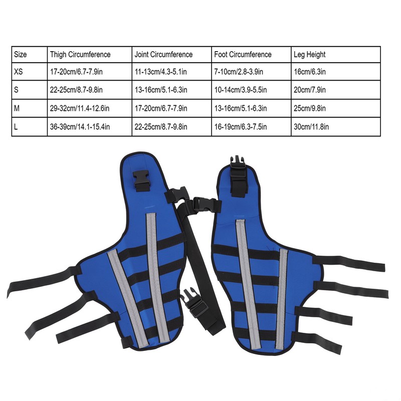 Dog Hind Leg Brace Breathable Elastic Shockproof Dog Leg Protector