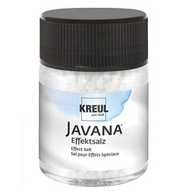 KREUL 8131 - Javana Effektsalz, 60 g im Glas, zauberhafte Muster mit Seidenmalfarbe