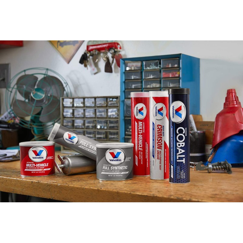 Valvoline Multi-Vehicle High Temperature Red Grease 4 LB Tub