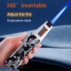 JETPRO Butane Torch Lighter One-Hand Operation Lighter Adjustable Jet Flame