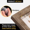 6x6 Picture Frames Set of 6 Rustic Wood Grain Photo