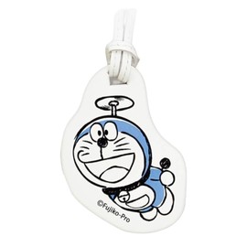 Marimo Craft DRSR-299 Genuine Leather Bag Charm WH Simple I'm Doraemon W 2.2 x H 2.8 inches (55 x 72 mm)