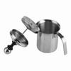 400ML/800ML Stainless Steel Manual Milk Frother Double Mesh Coffee Foamer