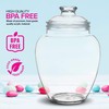 Modern Innovations 128-Ounce Candy & Cookie Jar with Lid, 1