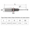 sourcing map 2.5mm Paper Punch Drill, Taper Shank Hollow Bit