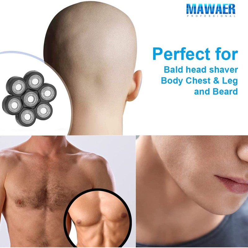 Universal 7 Blades Shaver Replacement Blades Compatible with Freedom Gold