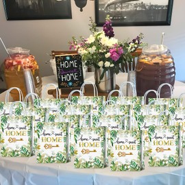 Tyndallrays 16 Pieces House Warming Goodie Bags for Housewarming Party Supplies,Home Sweet Home Party Favors Bags with Handles for Welcome Home New Home Wedding Party Decoration