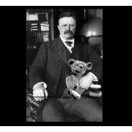 President Theodore Teddy Roosevelt PHOTO Teddy Bear Jonathan Edwards,White House