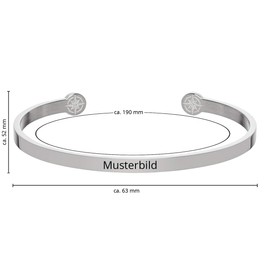 Kistanio Ladies Bangle with Engraved Message - Friends Forever - Surgical Steel - Comes in a Velvet Pouch - 3 Colours Available - Rose Gold, Gold, Silver, silver, Modern