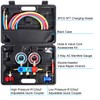 YSTOOL 3 Way AC Manifold Diagnostic Gauge Air Conditioner R1234yf