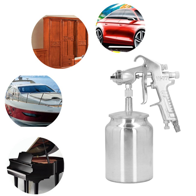 G1/4 Air Painter High Atomization Siphon Feed Pneumatic Paint Sprayer