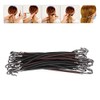 Pack of 20 Ponytail Hook Holders, Rubber Bands, Ponytail Elastic
