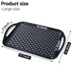 Hodvya 1PCS Large Non-Slip Serving Tray with Handles TV Lap
