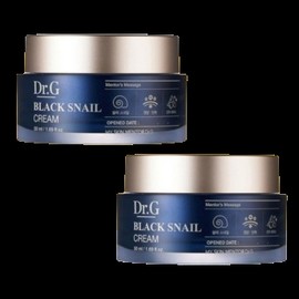 Black Snail Cream 50ml / 블랙 스네일 크림 50ml X 2 개입 달팽이 영양 콜라겐 기미 미백 주름 개선 닥터지 크림