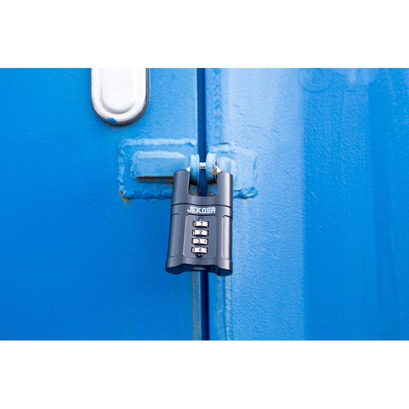 Jekosa® JKS/55 [Waterproof] Heavy Duty Combination Padlock Outdoor - [Closed