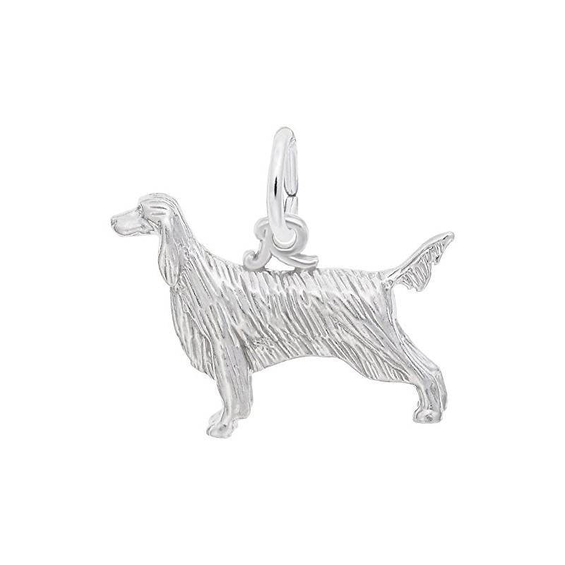 Baxley Jewelry Sterling Silver Irish Setter Dog - 0.73" x