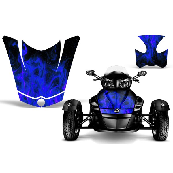 WD Graphic Decals Stickers CanAm Spyder RS HOOD & REAR