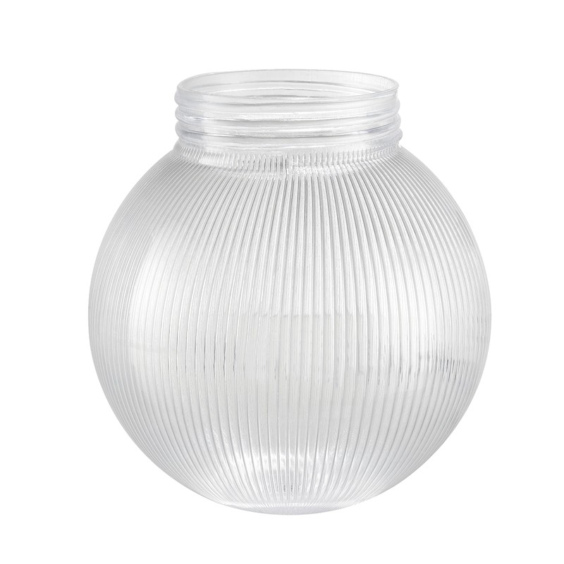 Aspen Creative 28001-75-21, 6" Clear Prismatic Acrylic Replacement Lamp Post