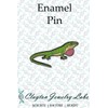 Clayton Jewelry Labs Green Anole Lizard Enamel Pin (Brown)