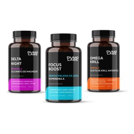 Alpha Kit Focus Boost + Omega Krill + Delta Night 3 Pack Sabor Sin Sabor